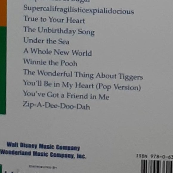 Disney BIG-Note Collection BIG-NOTE PIANO Sheet Music 40 Songs Lion King Pooh - Picture 7 of 7